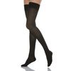 Relaxsan Basic 960 (Black, Sz.4) - 280 denier firm support thigh high stockings 22-27 mmHg