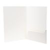 A4 Folder Insert-In Type, 1 Pocket, Basic Plain White, 9.2 oz (260 g) (1 piece)