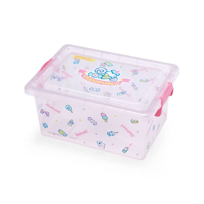 Sanrio 240532 Storage Case with Lid, Small Fresh Punch, Clear Storage, Interior, Character, 10.2 x 7.5 x 4.9 inches (26 x 19 x 12.5 cm), Change of Clothes, Convenient, Toy Storage, Organization, Interior