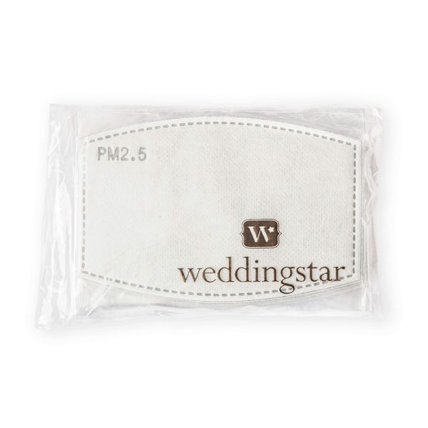 WEDDINGSTAR PM 2.5 Protection Mask Filter 5 Layer Carbon Technology Adult Size 10 Filter