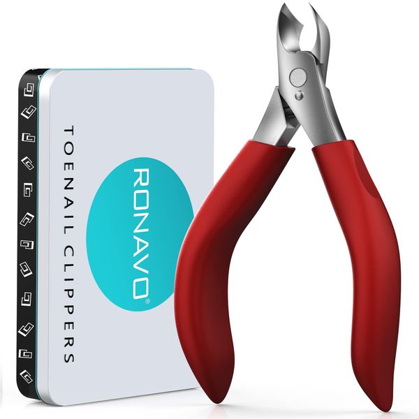 Toe clippers for thick nails or ingress nails for the elderly - Nail clippers for the elderly Toenail Professional Trimmer and Podiatrist Toenail Nipper - Best Pedicure Tool - Stainless Steel..