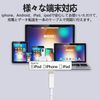 iPhone Charging Cable [2022 Version] iPhone Charger, Cable, MFi Certified, 1.8 M 2-piece Set, USB-A to Lightning Cable, iPhone Cable, Fast Charging, Lightning Charging Cable, Fast Data Sync,