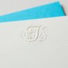 G.C.PRESS Initial Card Box T [8 Cards / 2 Envelopes 4 Colors] Letter Simple (Multi-Purpose)
