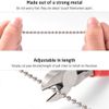 Ceiling Fan Chain Pulls White Wooden Pull Chain Extension for Ceiling Light Fan Chain 3 Pack