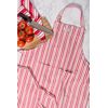 DII Kitchen Collection, Gourmet Chef, Apron, Striped Tomato