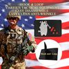 EmWoot 2PCS Blackbeard Edward Patches Cat Fork Fish Patches Pirate Flag Patch Embroidered Tactical Morale Patch Hook and Loop