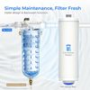 Waterdrop Mega Spin Down Sediment Filter,100 Micron+5 Micron PP Filter