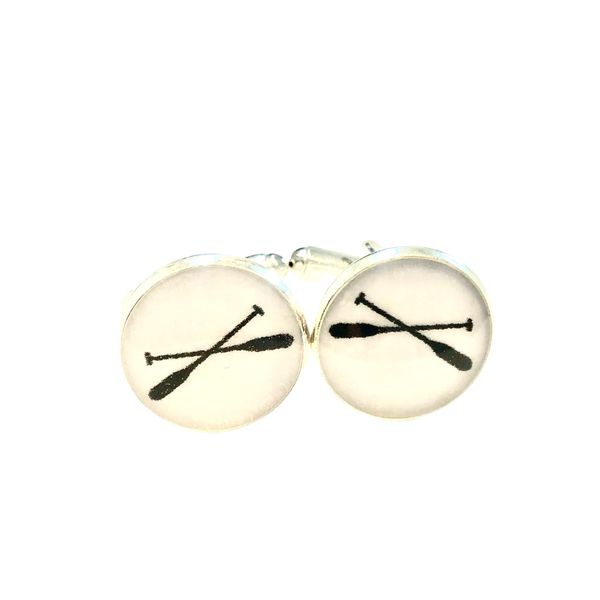 Rowing Cufflinks, Rowing Gifts, Rowing Paddle Cufflinks, Rowers, Rowing