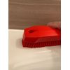 Vikan, Red Brush,Scrub,Medium,7",PP/PBT, 3587