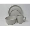 Stone Lain Stoneware Dinnerware Set, Service For 4, Snow White, Free Ship!