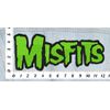 Misfits Back Patch Neon Green Logo Embroidered High-Quality