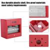Fire Alarm Button, Alarm Button, Home Office Emergency Safety System, Indoor Security System, Safety Button, Emergency Exit Button, Red