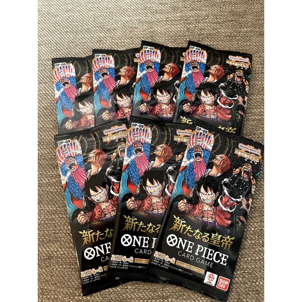 ONE PIECE Card Game The Four Emperors OP-09 Booster Pack 7Packs Bandai Japanese