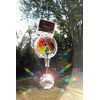 Kikkerland Solar Powered Rainbow Maker – Prism Suncatcher, Fun Home Window Decor – Unique Gift for Christmas & Birthdays – Single Crystal