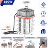  Linkable 150W LED Temporary Work Light 5000K Construction Job Site Plug & Play