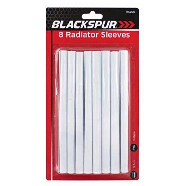 Blackspur Radiator pipe covers sleeves white 15mm - 8 pack