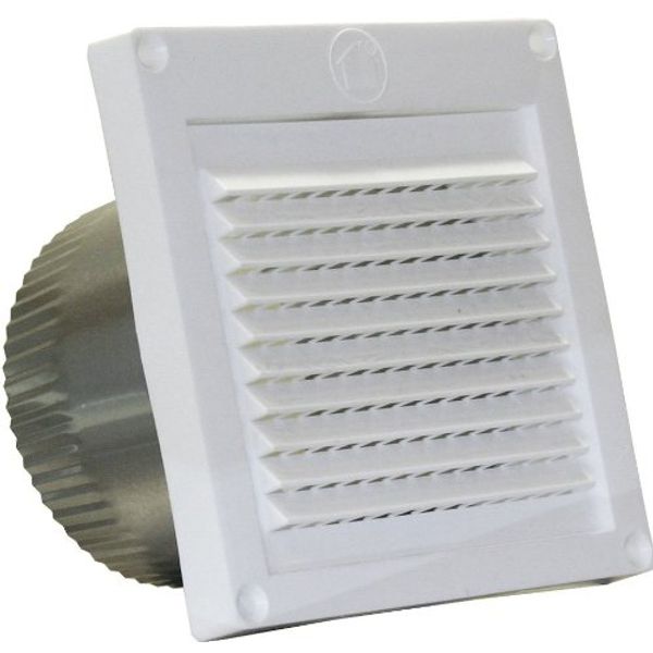 Speedi-Products EX-EVML 04 4-Inch Diameter Micro Louver Eave Vent, White