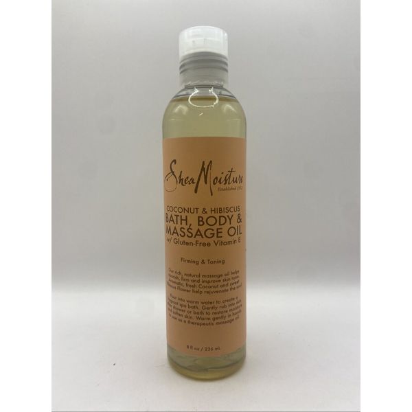 Massage Oil Firming Toning Coconut Hibiscus  8 Oz