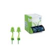 Moldex 6451 SNR 33dB Twisters Earplugs with Cord, Multi-Colour, single unit,Large