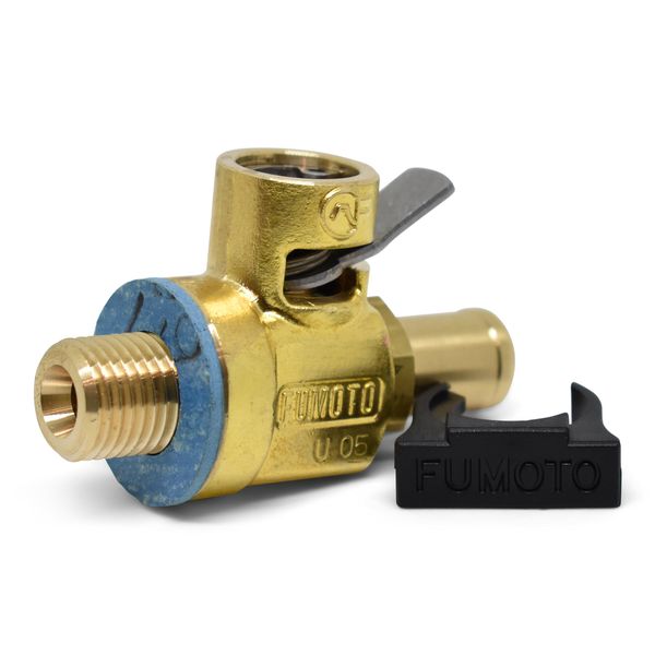 Original Fumoto F107N with LC-10 lever clip FN-Series Engine Oil Drain Valve, 1 Pack, Golden