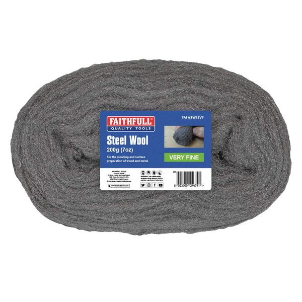 Faithfull ASW12VF Very Fine Wool Pack