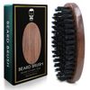 Anti-Static Beard Smoothing Brush, Boar Bristles, Compact Design