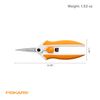 Fiskars Micro-Tip Easy Action Scissors, Precision Cutting Stainless Steel Blades, SoftGrip Handle