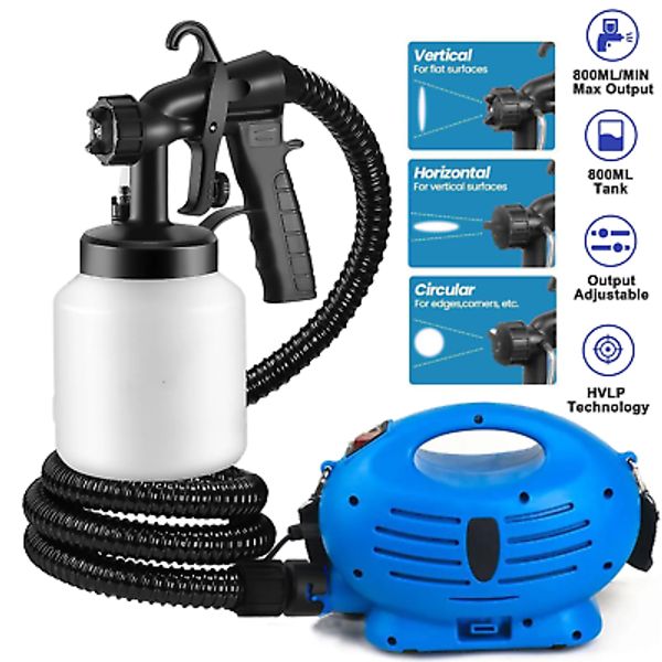 Handheld 650W Electric Spray Gun Painting Tool 800ML HVLP Paint Sprayer Machine