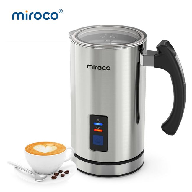 Miroco Milk Frother, Automatic Stainless Steel Foam Maker with Hot