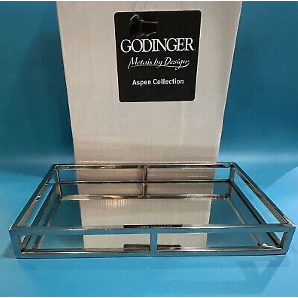 Decorative Tray Perfume / Vanity Tray Rectangle Home Decor  Aspen Collection NEW