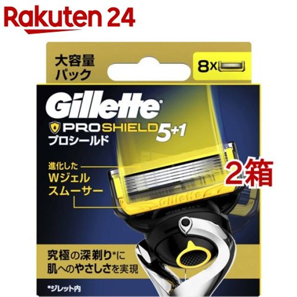 Gillette ProShield Replacement Blades (8 pieces * 2 box set) [Gillette]