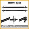 Partuto 2pcs 150mm 5.91" Adjustable Car Bumper Splitter Support Rod Black Replacement