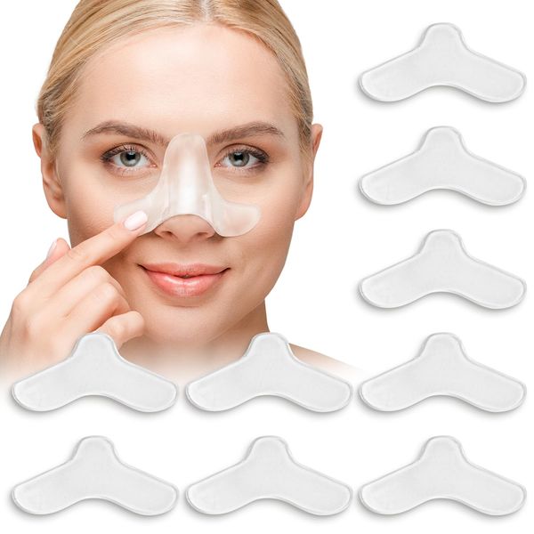 IMPRESA 10 Pack Nasal Pads for CPAP Mask - CPAP Nose Pads - CPAP Supplies for CPAP Machine - Sleep Apnea Mask Comfort Pad - Custom Design & Can Be Trimmed to Size - CPAP Cushions for Most Masks