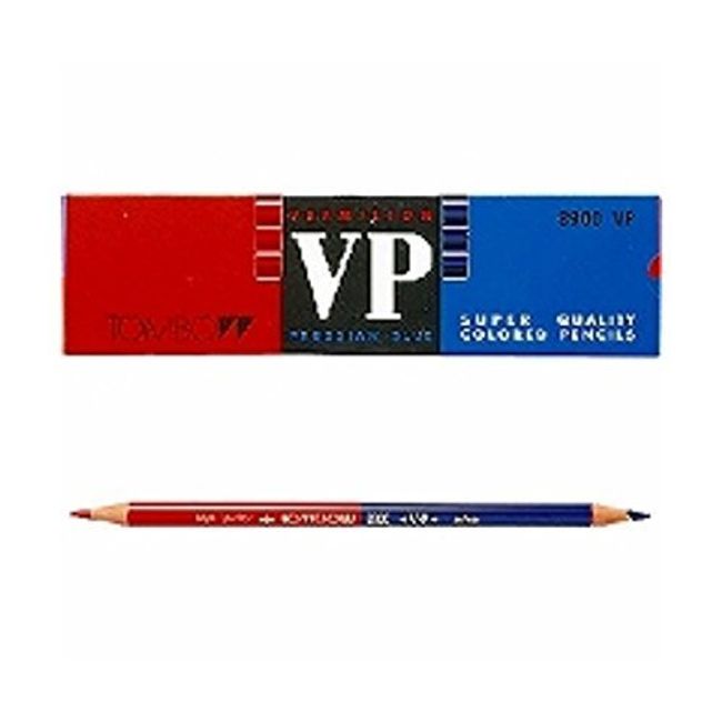 tonbo鉛筆 Red Blue Pencil 8900vp Round Axis 8900 – VP Vermillion Bluer "Set"