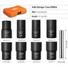 9-Piece Bolt Nut Extractor Set Nut Remover Socket Tool Wheel Lock Removal Kit