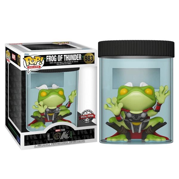 Funko POP! Deluxe: Loki Frog of Thunder Pop! Vinyl Collectible Toy Figure - Limited Edition Exclusive