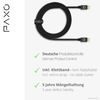 PAXO 1m OTG USB connection cable, MICRO-USB to MICRO-USB cable, data cable, charging cable, USB 2.0, black