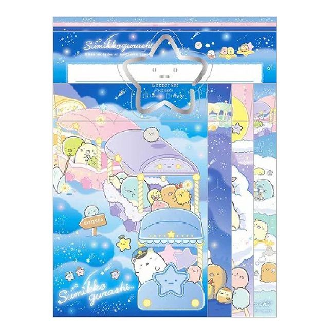 San-X LH73301 Sumikko Gurashi Letter Set Starry Sky Sanpo