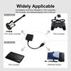 CUENSTOP 2 Packs PS2 to USB Adapter Converter Cable, Compatible with Sony PlayStation 2 PS2 Guitar Controller to PC / PS3 Controller Adapter