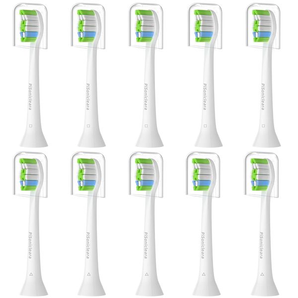 Pisonicleara Replacement Toothbrush Heads Compatible with Philips Sonicare Electric Tooth Brush(10 Pack) Electric Tooth Brush Refill