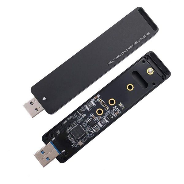 chenyang USB 3.0 to NVME M-Key M.2 NGFF SSD External PCBA Conveter Adapter with Flash Disk Case