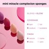 REAL TECHNIQUES Mini Miracle Complexion Sponges, 4 Mini Sponges