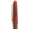 Treble Clef Design Wood Veneer Ballpoint Pen