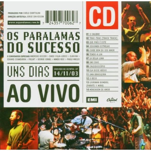 Uns Dias Ao Vivo