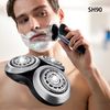 SH90 Replacement Heads for Philips Norelco Shavers Series 9000, New Version of Metal Wheel Buckle and Upgrade Double-Layer Precision Blades