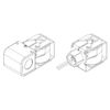 Danfoss 018F4110 Type BJ120CS Solenoid Coil 110V with 8 in junction box cable