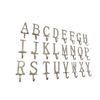 Handcrafted Nautical Decor Rustic Gold Cast Iron Letter C Alphabet Wall Hook 6"
