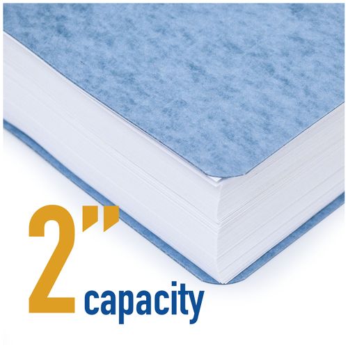 GBC ACCO PRESSTEX Report Covers, Top Bound, 2.75 Inch Centers, Light Blue, 8.5 x 11 Inches , 2 Per Pack (A7022272A)