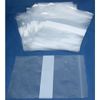 200 White Block Resealable Plastic Bags 8" x 10"