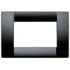 VIMAR Classic Plate, 3 Positions, Technopolymer Black